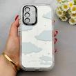 قاب گوشی Galaxy A36 سامسونگ بالشتی آینه ای محافظ لنز دار فانتزی طرح ابر کد 153728