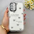 قاب گوشی Galaxy A36 سامسونگ بالشتی آینه ای محافظ لنز دار فانتزی طرح پاپیون کد 153729