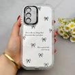 قاب گوشی Galaxy A17 - A26 سامسونگ بالشتی آینه ای محافظ لنز دار فانتزی طرح پاپیون کد 153781