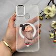 قاب گوشی Galaxy A11 - M11 سامسونگ اورجینال ژله ای شیشه ای شفاف طرح مگ سیف فانتزی کرومی دخترونه کد 152070