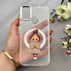 قاب گوشی Galaxy A11 - M11 سامسونگ اورجینال ژله ای شیشه ای شفاف طرح مگ سیف فانتزی کرومی دخترونه کد 152078