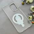 قاب گوشی Galaxy A23 سامسونگ اورجینال ژله ای شیشه ای شفاف طرح مگ سیف فانتزی کرومی دخترونه کد 152091