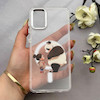 قاب گوشی Galaxy A31 سامسونگ اورجینال ژله ای شیشه ای شفاف طرح مگ سیف فانتزی کرومی دخترونه کد 152098