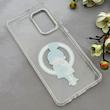 قاب گوشی Galaxy A72 سامسونگ اورجینال ژله ای شیشه ای شفاف طرح مگ سیف فانتزی کرومی دخترونه کد 152109