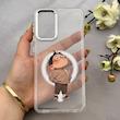 قاب گوشی Galaxy A72 سامسونگ اورجینال ژله ای شیشه ای شفاف طرح مگ سیف فانتزی کرومی پسرونه کد 152112
