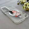 قاب گوشی Galaxy S23 FE سامسونگ اورجینال ژله ای شیشه ای شفاف طرح مگ سیف فانتزی کرومی دخترونه کد 152115