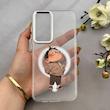 قاب گوشی Galaxy S24 FE سامسونگ اورجینال ژله ای شیشه ای شفاف طرح مگ سیف فانتزی کرومی پسرونه کد 152119
