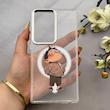 قاب گوشی Galaxy S24 Ultra سامسونگ اورجینال ژله ای شیشه ای شفاف طرح مگ سیف فانتزی کرومی پسرونه کد 152121