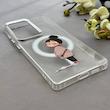 قاب گوشی Galaxy S25 Ultra سامسونگ اورجینال ژله ای شیشه ای شفاف طرح مگ سیف فانتزی کرومی دخترونه کد 152129