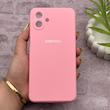 قاب گوشی Galaxy A07 سامسونگ سیلیکونی اورجینال پاک کنی درجه یک زیربسته صورتی کد 150671