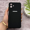 قاب گوشی Galaxy A07 سامسونگ سیلیکونی اورجینال پاک کنی درجه یک زیربسته مشکی کد 150678