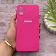 قاب گوشی Galaxy A07 سامسونگ سیلیکونی اورجینال پاک کنی درجه یک زیربسته سرخابی کد 150679