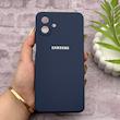 قاب گوشی Galaxy A07 سامسونگ سیلیکونی اورجینال پاک کنی درجه یک زیربسته سرمه ای کد 150681