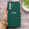 قاب گوشی Galaxy A17 سامسونگ سیلیکونی اورجینال پاک کنی درجه یک زیربسته سبز کد 150683
