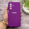 قاب گوشی Galaxy A17 سامسونگ سیلیکونی اورجینال پاک کنی درجه یک زیربسته بنفش کد 150684