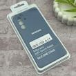 قاب گوشی Galaxy A17 سامسونگ سیلیکونی اورجینال پاک کنی درجه یک زیربسته آبی تیره کد 150685