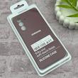 قاب گوشی Galaxy A17 سامسونگ سیلیکونی اورجینال پاک کنی درجه یک زیربسته زرشکی کد 150690
