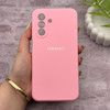 قاب گوشی Galaxy A17 سامسونگ سیلیکونی اورجینال پاک کنی درجه یک زیربسته صورتی کد 150693