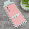 قاب گوشی Galaxy A37 سامسونگ سیلیکونی اورجینال پاک کنی درجه یک زیربسته صورتی کد 150699