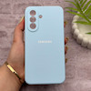 قاب گوشی Galaxy A37 سامسونگ سیلیکونی اورجینال پاک کنی درجه یک زیربسته آبی کد 150702