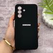 قاب گوشی Galaxy A37 سامسونگ سیلیکونی اورجینال پاک کنی درجه یک زیربسته مشکی کد 150710