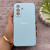 قاب گوشی Galaxy A57 سامسونگ سیلیکونی اورجینال پاک کنی درجه یک زیربسته آبی کد 150714