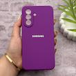 قاب گوشی Galaxy A57 سامسونگ سیلیکونی اورجینال پاک کنی درجه یک زیربسته بنفش کد 150715