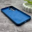 قاب گوشی Galaxy A57 سامسونگ سیلیکونی اورجینال پاک کنی درجه یک زیربسته آبی تیره کد 150716