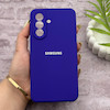 قاب گوشی Galaxy A57 سامسونگ سیلیکونی اورجینال پاک کنی درجه یک زیربسته بنفش تیره کد 150720