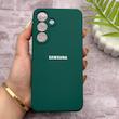 قاب گوشی Galaxy S25 FE سامسونگ سیلیکونی اورجینال پاک کنی درجه یک زیربسته سبز کد 150724