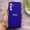 قاب گوشی Galaxy S25 FE سامسونگ سیلیکونی اورجینال پاک کنی درجه یک زیربسته بنفش تیره کد 150726
