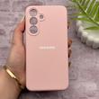 قاب گوشی Galaxy S25 FE سامسونگ سیلیکونی اورجینال پاک کنی درجه یک زیربسته گلبهی کد 150731