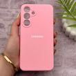 قاب گوشی Galaxy S25 FE سامسونگ سیلیکونی اورجینال پاک کنی درجه یک زیربسته صورتی کد 150733