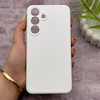 قاب گوشی Galaxy S25 FE سامسونگ سیلیکونی اورجینال پاک کنی درجه یک زیربسته سفید کد 150734