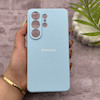 قاب گوشی Galaxy S26 Ultra سامسونگ سیلیکونی اورجینال پاک کنی درجه یک زیربسته آبی کد 150742