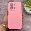 قاب گوشی Redmi 15C - Poco C85 شیائومی سیلیکونی اورجینال پاک کنی درجه یک زیربسته صورتی کد 150752