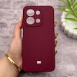 قاب گوشی Redmi 15C - Poco C85 شیائومی سیلیکونی اورجینال پاک کنی درجه یک زیربسته زرشکی کد 150761