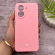 قاب گوشی Redmi A5 - Poco C71 شیائومی سیلیکونی اورجینال پاک کنی درجه یک زیربسته صورتی کد 150770