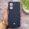 قاب گوشی Redmi A5 - Poco C71 شیائومی سیلیکونی اورجینال پاک کنی درجه یک زیربسته سرمه ای کد 150771