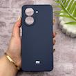 قاب گوشی Redmi A5 - Poco C71 شیائومی سیلیکونی اورجینال پاک کنی درجه یک زیربسته سرمه ای کد 150771