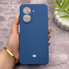 قاب گوشی Redmi A5 - Poco C71 شیائومی سیلیکونی اورجینال پاک کنی درجه یک زیربسته آبی تیره کد 150775