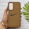 قاب گوشی Galaxy A15 سامسونگ سیلیکونی طرح نایکی NIKE پافر PC زیر بسته محافظ لنز دار کد 155001