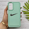 قاب گوشی Galaxy A15 سامسونگ سیلیکونی طرح نایکی NIKE پافر PC زیر بسته محافظ لنز دار کد 155002