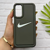 قاب گوشی Galaxy A15 سامسونگ سیلیکونی طرح نایکی NIKE پافر PC زیر بسته محافظ لنز دار کد 155004