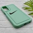 قاب گوشی Galaxy A25 سامسونگ سیلیکونی طرح نایکی NIKE پافر PC زیر بسته محافظ لنز دار کد 155005