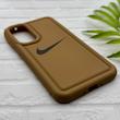 قاب گوشی Galaxy A35 سامسونگ سیلیکونی طرح نایکی NIKE پافر PC زیر بسته محافظ لنز دار کد 155006