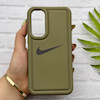 قاب گوشی Galaxy A35 سامسونگ سیلیکونی طرح نایکی NIKE پافر PC زیر بسته محافظ لنز دار کد 155007