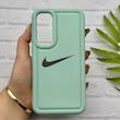 قاب گوشی Galaxy A35 سامسونگ سیلیکونی طرح نایکی NIKE پافر PC زیر بسته محافظ لنز دار کد 155008