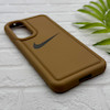 قاب گوشی Galaxy A55 سامسونگ سیلیکونی طرح نایکی NIKE پافر PC زیر بسته محافظ لنز دار کد 155014