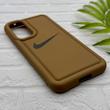 قاب گوشی Galaxy A55 سامسونگ سیلیکونی طرح نایکی NIKE پافر PC زیر بسته محافظ لنز دار کد 155014
